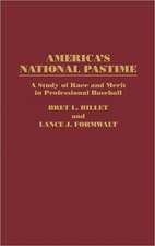 America's National Pastime: A Study of Race and Merit in Professional Baseball