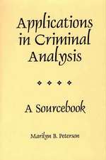 Applications in Criminal Analysis