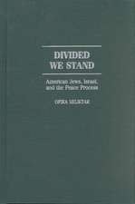 Divided We Stand: American Jews, Israel, and the Peace Process