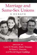 Marriage and Same-Sex Unions: A Debate