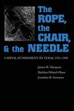 The Rope, The Chair, and the Needle