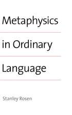 Metaphysics in Ordinary Language