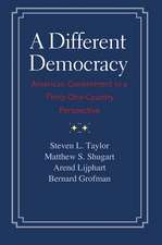 A Different Democracy: American Government in a 31-Country Perspective