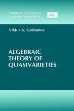 Algebraic Theory of Quasivarieties