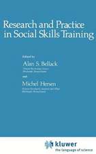 Research and Practice in Social Skills Training