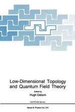 Low-Dimensional Topology and Quantum Field Theory