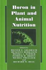 Boron in Plant and Animal Nutrition