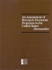 An Assessment of Research-Doctorate Programs in the United States