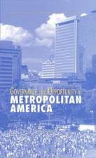 Governance and Opportunity in Metropolitan America