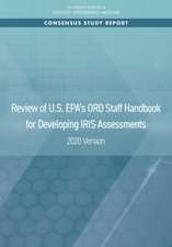 Review of U.S. Epa's Ord Staff Handbook for Developing Iris Assessments