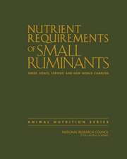 Nutrient Requirements of Small Ruminants