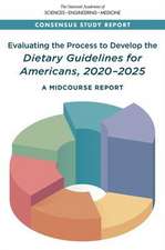 Evaluating the Process to Develop the Dietary Guidelines for Americans, 2020-2025