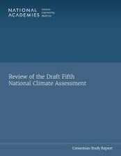 Review of the Draft Fifth National Climate Assessment