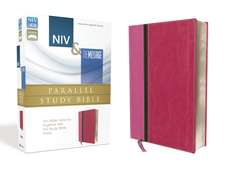 NIV, The Message, Parallel Study Bible, Leathersoft, Pink: Two Bible Versions Together with NIV Study Bible Notes