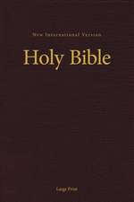 NIV, Pew and Worship Bible, Large Print, Hardcover, Burgundy, Comfort Print