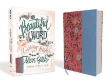 NIV, Beautiful Word Coloring Bible for Teen Girls, Leathersoft, Pink/Blue