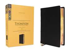 KJV, Thompson Chain-Reference Bible, Large Print, Genuine Leather, Cowhide, Black, Red Letter, Comfort Print