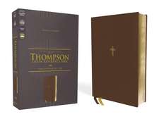 NASB, Thompson Chain-Reference Bible, Leathersoft, Brown, 1995 Text, Red Letter, Comfort Print