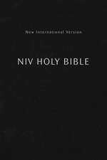 NIV, Holy Bible, Compact, Paperback, Black, Comfort Print