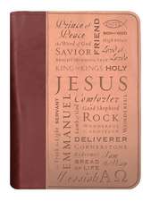 Duo-Tone Names of Jesus Brown/Tan XL Book and Bible Cover