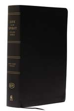 KJV, Life in the Spirit Study Bible, Bonded Leather, Black, Thumb Indexed, Red Letter