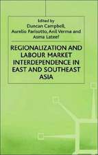 Regionalization and Labour Market Interdependence in East and Southeast Asia