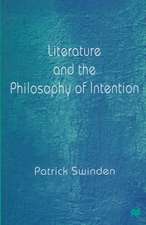 Literature and the Philosophy of Intention