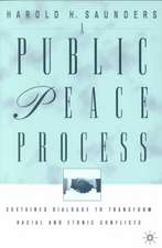 A Public Peace Process: Sustained Dialogue to Transform Racial and Ethnic Conflicts