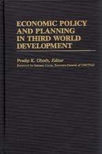 Economic Policy and Planning in Third World Development