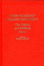 Open Borders? Closed Societies?: The Ethical and Political Issues