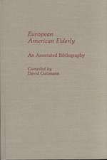 European American Elderly: An Annotated Bibliography