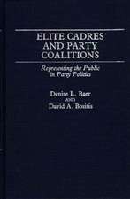 Elite Cadres and Party Coalitions: Representing the Public in Party Politics