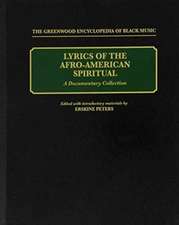 Lyrics of the Afro-American Spiritual: A Documentary Collection