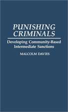 Punishing Criminals: Developing Community-Based Intermediate Sanctions