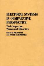 Electoral Systems in Comparative Perspective: Their Impact on Women and Minorities