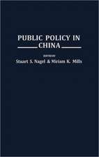 Public Policy in China