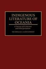 Indigenous Literature of Oceania: A Survey of Criticism and Interpretation