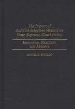 The Impact of Judicial-Selection Method on State-Supreme-Court Policy: Innovation, Reaction, and Atrophy