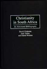 Christianity in South Africa: An Annotated Bibliography