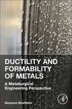 Ductility and Formability of Metals