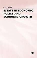 Essays in Economic Policy and Economic Growth