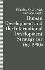 Human Development and the International Development Strategy for the 1990s