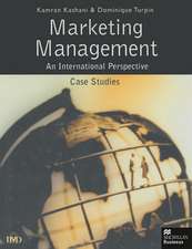 Marketing Management: An International Perspective: Case Studies