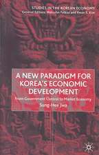 A New Paradigm for Korea's Economic Development