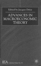 Advances in Macroeconomic Theory: International Economic Association