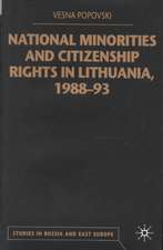 National Minorities and Citizenship Rights in Lithuania, 1988–93