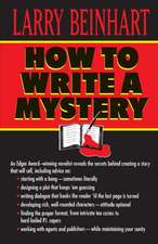 How to Write a Mystery