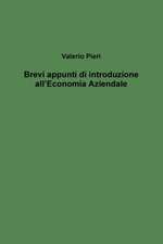 Brevi appunti di introduzione all'Economia Aziendale