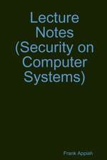 Lecture Notes (Security on Computer Systems)