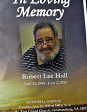 ROBERT HALL FUNERAL JUNE 2019